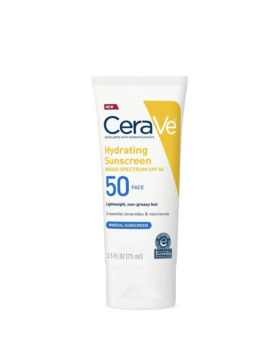 Cerave Hydrating Mineral Sunscreen SPF 50 Face